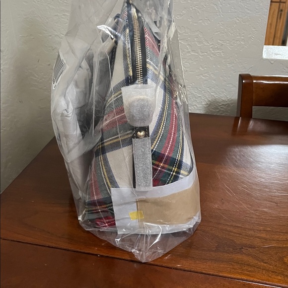 Dooney & Bourke Multicolor Plaid Satchel - Picture 5 of 5